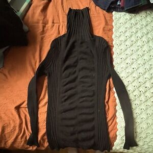 Black turtle neck